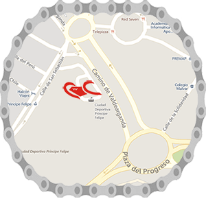 MAPA SEDE CLUB CICLISTA ARGANDA